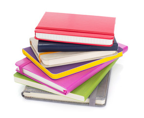 notebook or pad isolated at white