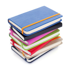 notebook or pad isolated at white