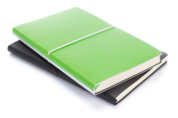 notebook or notepad isolated at white
