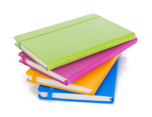 notebook or notepad isolated at white