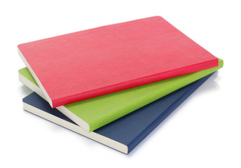 notebook or notepad isolated at white