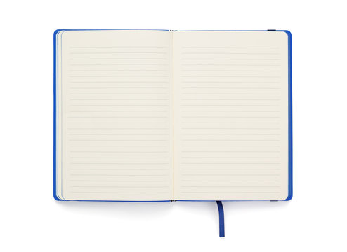 paper notebook or note pad isolated at white