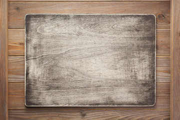 sign board and wooden background texture