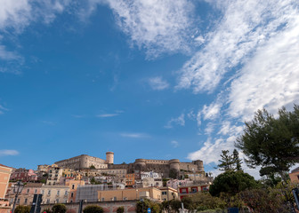 Fototapeta na wymiar famous Aragonese fortress in Gaeta, Lazio