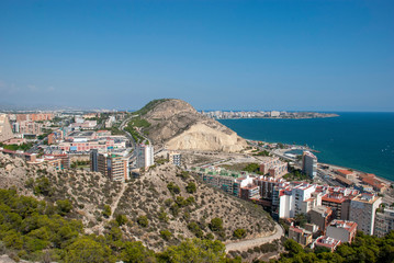 Blick über die Bucht von Alicante, Costa Blanca - Spanien