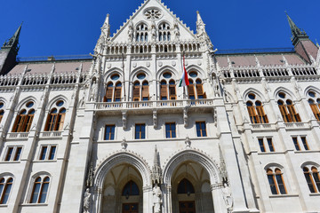 Naklejka premium Parlamentsgebäude (Budapest)