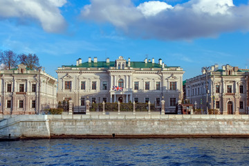  Ancient building - residence of the ambassador of Great Britain in center of Moscow