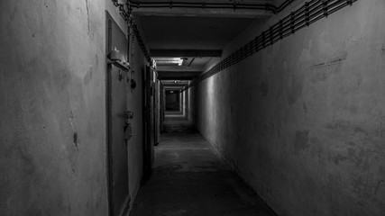Gef&auml;ngnis in Schwarzwei&szlig;