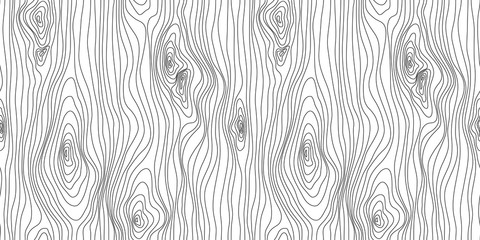 Wooden Seamless texture. Wood grain pattern. Abstract fibers structure background, vector illustration