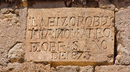 leyenda en edificio de maderuela, Segovia