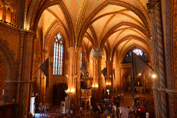 Innenansicht Matthiaskirche (Budapest)