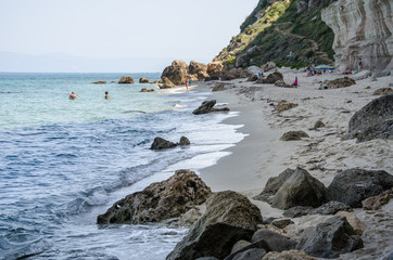 Fototapeta na wymiar Mittelmeerküste Kalabrien