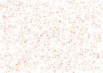 Colorful hearts pattern on white background. Modern illustration, bright for your business.