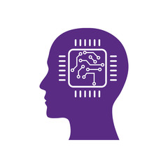 digital human head, brain, technology, head, memory, creative technology mind, artificial intelligence icon