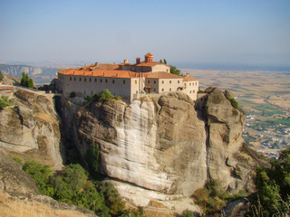 Fototapeta na wymiar Meteora castle in Kalambaka