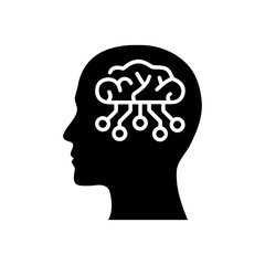 digital human head, brain, technology, head, memory, creative technology mind, artificial intelligence icon