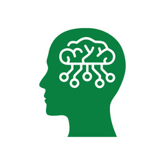 digital human head, brain, technology, head, memory, creative technology mind, artificial intelligence icon