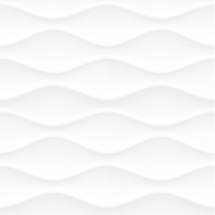 Abstract white wavy 3d texture background.  Seamless texture.  