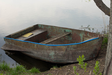 fishing metal boat river