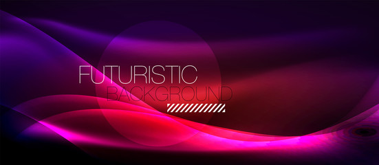 Neon light waves