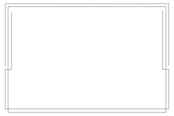 Obraz premium frame Icon isolated vector.