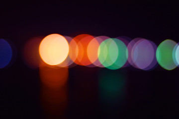 Bokeh lights background.
