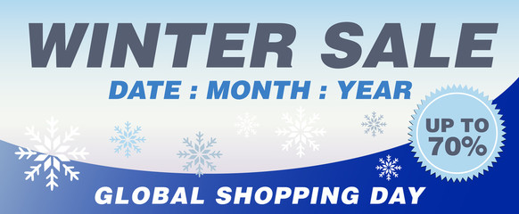 sale banner layout design, vector illustration