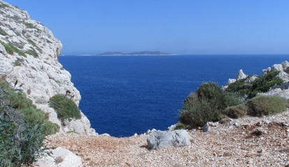 walk on the mountain near the sea