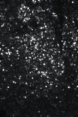 Black round sequins beautiful material  and circle