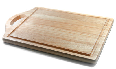 chopping boared isolated on white background