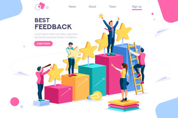 Grow Competition Score icons, simple set. App score, Win points Performance. Conceptual best feedback comment. Work for Satisfaction signs. Feedback Infographic symbols, line score icon. Colorful set