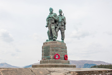 Obraz premium Commando Memorial Lochaber Highlands Scotland