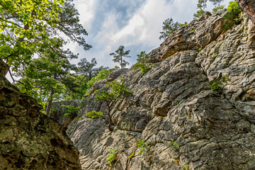 Robbers Cave State park in  Oklahoma.