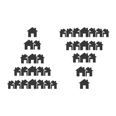 Obraz premium home icon vector illustration