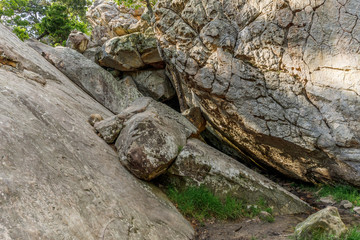 Obraz premium Robbers Cave State park in Oklahoma.