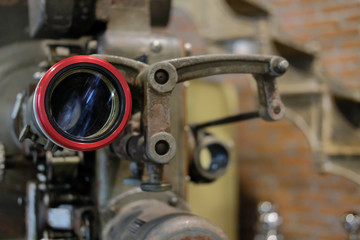 old vintage retro film movie camera