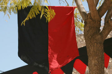 RED AND BLACK FLAG