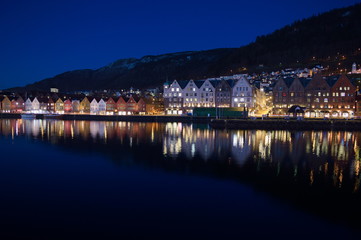Lungomare di Bergen, Norvegia