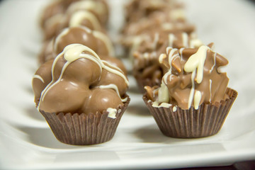  delicious nut and milk chocolate dessert