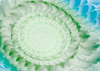 abstract background with circles and curves