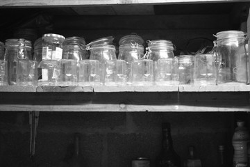 Glass jars