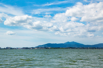 The landscape of Kasumigaura lake