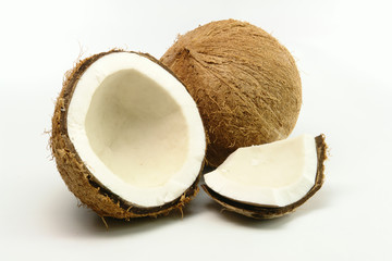 Fresh Cracked Coconut