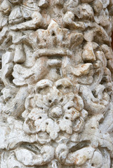 Decorative stone carving of the Uspensky Cathedral of the Ryazan Kremlin