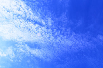 Fototapeta na wymiar Beautiful cirrus clouds. Background. Landscape.