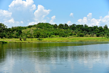 Santiago city, Isabela, Philippines skyline from and around Dariok hill at the day, top of the hill