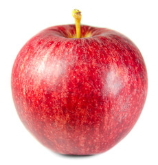 red apple isolated on white background