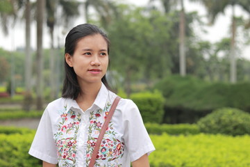 portrait of young woman in Vietnam