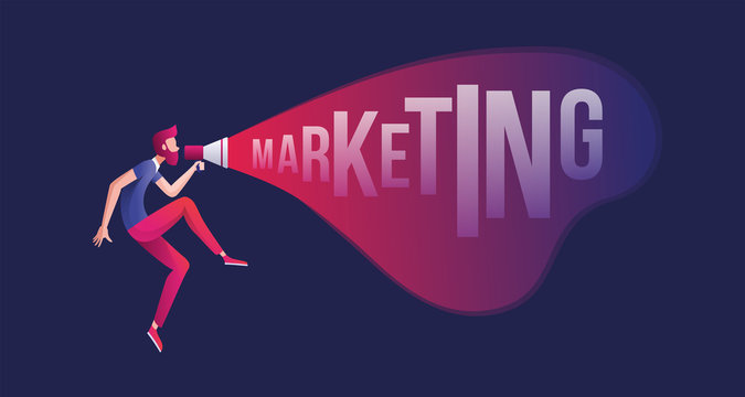 Marketing concept illustration