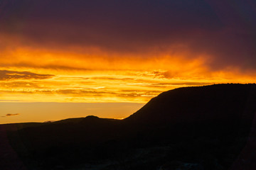 Obraz premium Sonnenuntergang in Südafrika